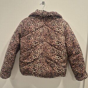 Me Jane Leopard Print Puffer Jacket Medium